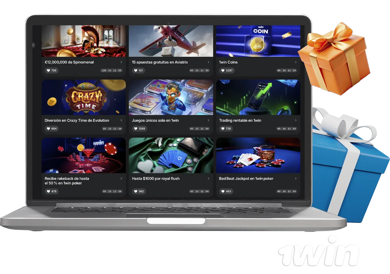 Bonificaciones adicionales disponibles en 1win Argentina