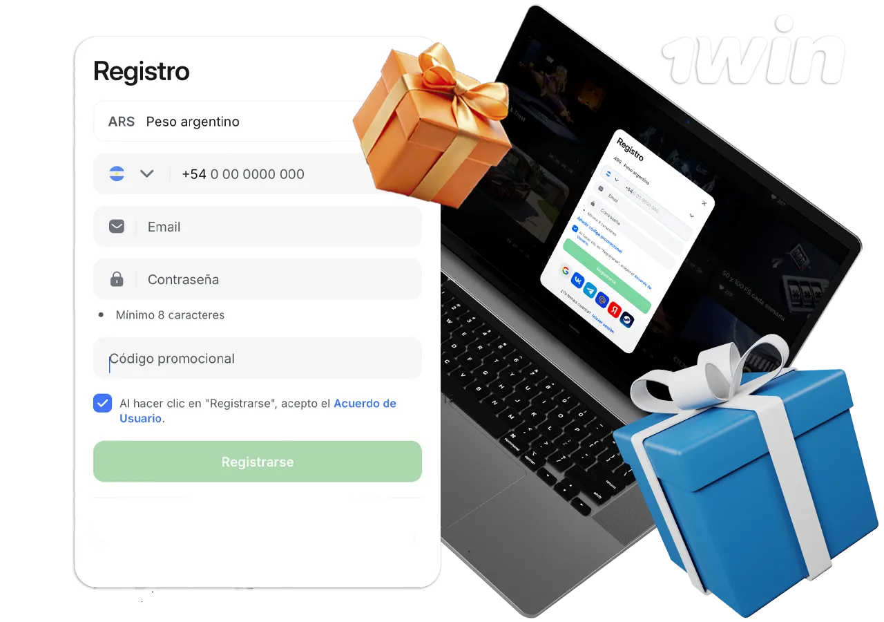 Cómo registrarse en 1win y obtener un bono